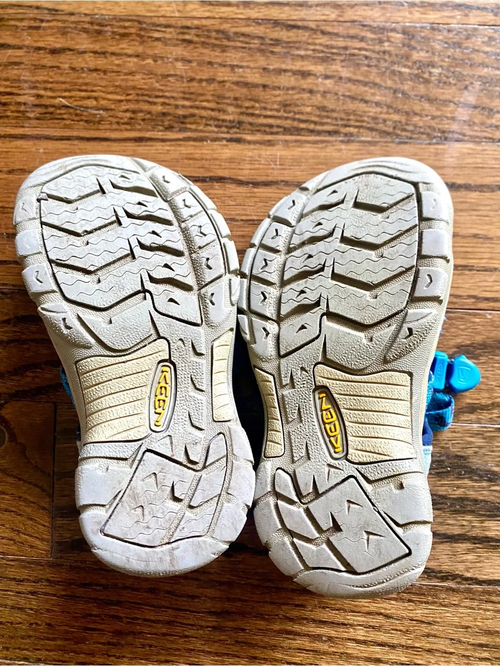 Keen Newport H2 Water Shoe Hiking Sandal Blue Camo Bungee Cord Size 11 Toddler